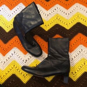 Vintage black booties